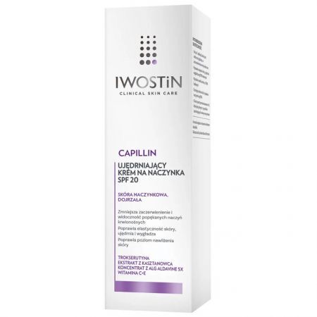 Iwostin Capillin, ujędrniający krem na naczynka SPF20, 40ml