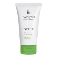 Iwostin Purritin, żel aktywny do mycia twarzy, skóra tłusta i trądzikowa, 150ml