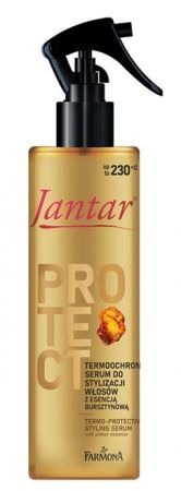 Jantar Protect, termoochronne serum do stylizacji włosów, z esencją bursztynową, spray, 200ml