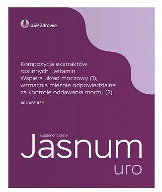 Jasnum uro, 60 kapsułek