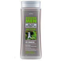 Joanna, Power Men Active, żel pod prysznic 4w1, 300ml