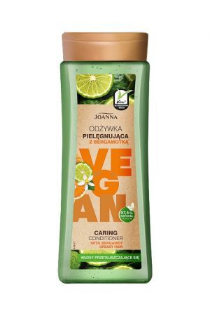 Joanna Vegan, odżywka pielęgnująca z bergamotką, do włosów przetłuszczających się, 300g
