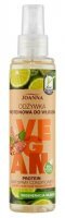 Joanna Vegan, odżywka proteinowa z ekstraktem z bergamotki, do włosów suchych i zniszczonych, spray, 150ml
