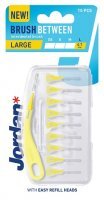 Jordan, Brush Between, szczoteczki międzyzębowe, rozmiar L 0,7mm, 10 sztuk