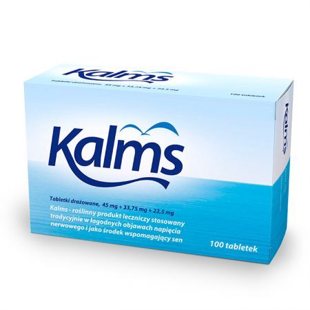 Kalms (45mg+33,75mg+22,5mg), 100 tabletek