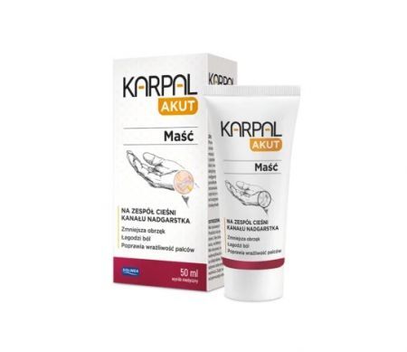 Karpal Akut, maść na zespół cieśni kanału nadgarstka, 50ml