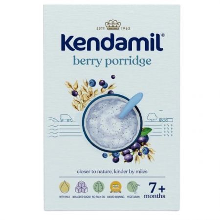 Kendamil, mleczna kaszka z owocami leśnymi, po 7 miesiącu, 150g
