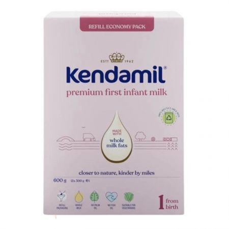 Kendamil Premium 1, mleko początkowe, dla niemowląt od urodzenia, 600g