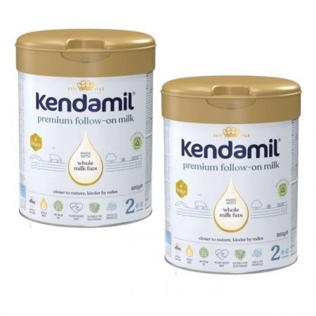 Kendamil Premium 2, mleko następne, dla niemowląt po 6 miesiącu życia, 2 x 800g