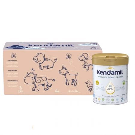 Kendamil Premium 2, mleko następne, dla niemowląt po 6 miesiącu życia, 3 x 800g