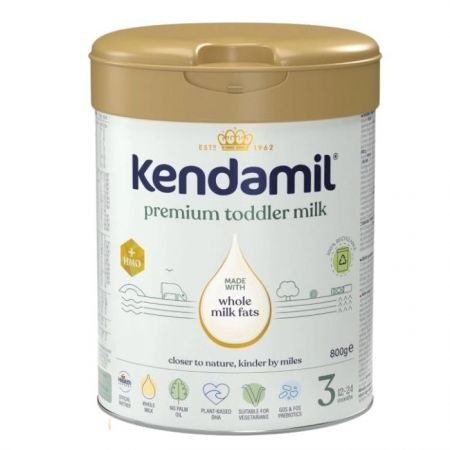 Kendamil Premium 3, formuła na bazie mleka, dla dzieci po 12 miesiącu, 800g