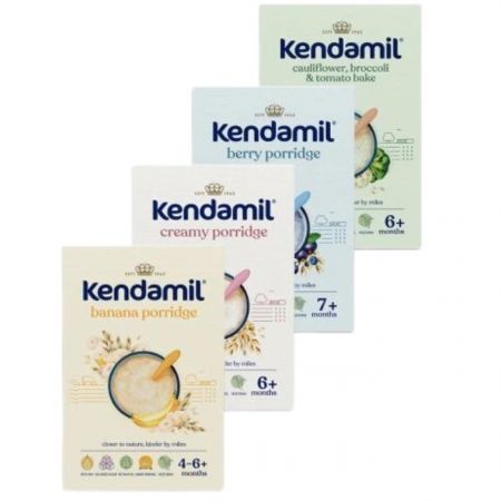 Kendamil, zestaw kaszek mlecznych, mix smaków, 4 x 150g