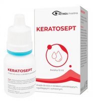 Keratosept, nawilżające krople do oczu, 10ml