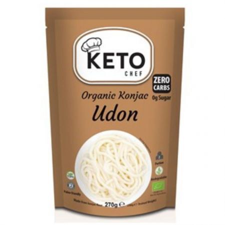 Keto Chef, makaron konjac, udon, bezglutenowy, 270g