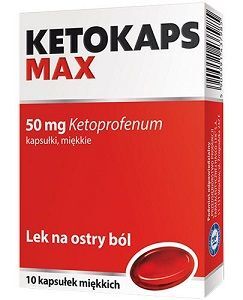 Ketokaps Max 50mg, 10 kapsułek
