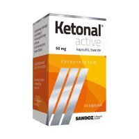 Ketonal Active 50mg, 20 kapsułek