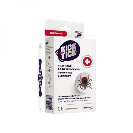 Kick the Tick, przyrząd do bezpiecznego usuwania kleszczy, 1 sztuka