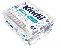 Kindii Pure, bawełniane patyczki do uszu dla niemowląt i dzieci, 60 sztuk