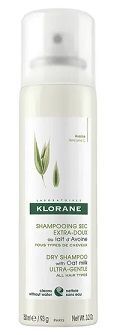 Klorane, szampon suchy z mleczkiem z owsa, do każdego rodzaju włosów, 150ml