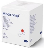 Kompresy włókninowe Medicomp, niejałowe, 10cmx10cm, 100 sztuk