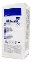 Kompresy z gazy bawełnianej Matocomp, niejałowe, 17-nitkowe, 12-warstwowe, 7,5cmx7,5cm, 100 sztuk