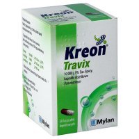 Kreon Travix 10000 j.Ph.Eur., 50 kapsułek