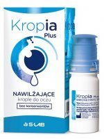 Kropia Plus, nawilżające krople do oczu, 10ml