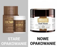 L'Biotica Biovax, Naturalne Oleje, maska do włosów regenerująca, argan, makadamia, kokos, 250ml