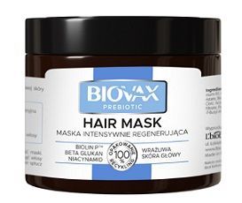 L'Biotica Biovax, Prebiotic, maska intensywnie regenerująca, 250ml
