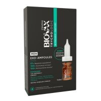 L’biotica Biovax Trychologic Advanced Detox Men Exo-Ampoules, kuracja przeciw wypadaniu włosów, 7 x 5ml