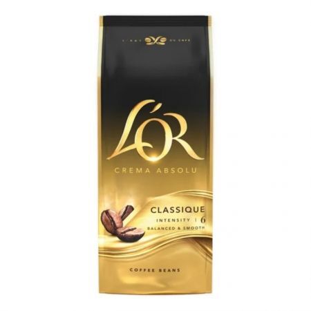 L'OR, Crema Absolu Classiuqe Intensity 6, kawa ziarnista, 1kg