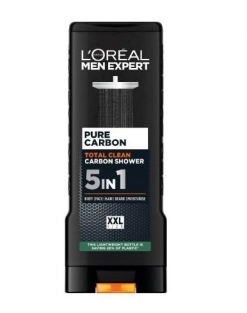 L’Oreal Men Expert Pure Carbon 5w1, żel pod prysznic z węglem, 400ml