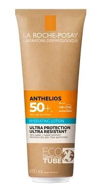 La Roche-Posay Anthelios, mleczko nawilżające SPF 50+, dla skóry wrażliwej i reaktywnej na słońce, 250ml