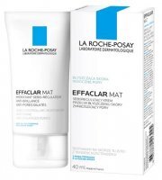 La Roche-Posay Effaclar Mat, krem przeciw błyszczeniu skóry, zmniejszający pory, do skóry tłustej, 40ml
