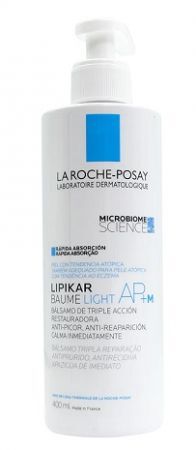 La Roche-Posay Lipikar Baume Light AP+M, balsam regenerujący przeciw swędzeniu skóry, 400ml