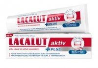 Lacalut Aktiv Plus, pasta do zębów chroniąca przed krwawieniem dziąseł i parodontozą, 75ml