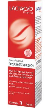 Lactacyd Pharma, płyn ginekologiczny przeciwgrzybiczy, 250ml
