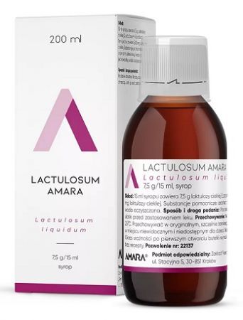 Lactulosum Amara (7,5g/15ml), syrop, 200ml