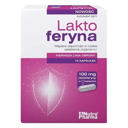 Laktoferyna, 15 kapsułek