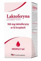 Laktoferyna, krople doustne, od 1 dni życia, 7ml