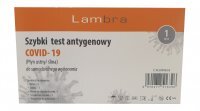 Lambra, szybki test antygenowy COVID-19, płyn ustny, ślina, 1 sztuka
