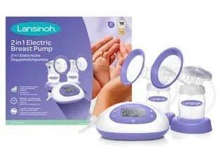 Lansinoh, laktator elektryczny na dwie piersi 2w1, 1 sztuka