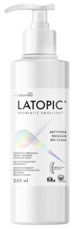 Latopic, aktywna emulsja do ciała, skóra atopowa, od urodzenia, 250ml