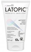 Latopic, aktywny krem do rąk, skóra atopowa, od urodzenia, 50ml