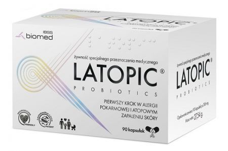 Latopic, dla dorosłych, dzieci i niemowląt od urodzenia, 90 kapsułek