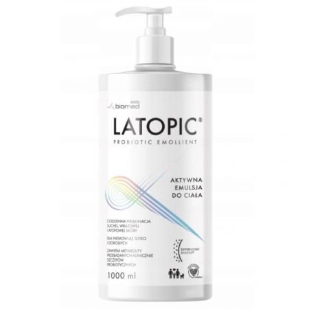 Latopic, emulsja do ciała, skóra atopowa, od urodzenia, 1000ml