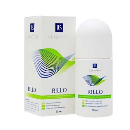 Lefrosch, Rillo, antyperspirant, roll-on, 50ml