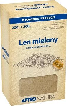 Len mielony, Apteo Natura, 400g