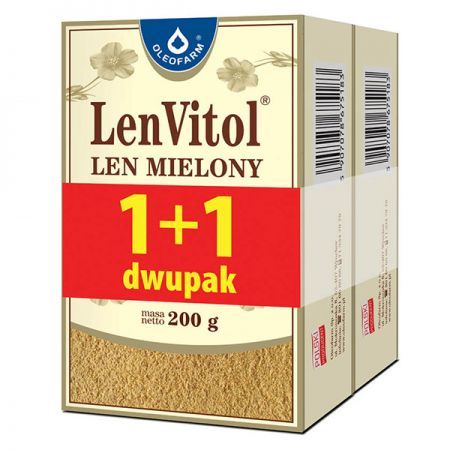 LenVitol, Len mielony, 2x200g