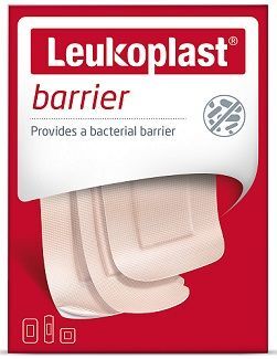 Leukoplast, Barrier, plaster z opatrunkiem, cielisty, 3 rozmiary, 20 sztuk